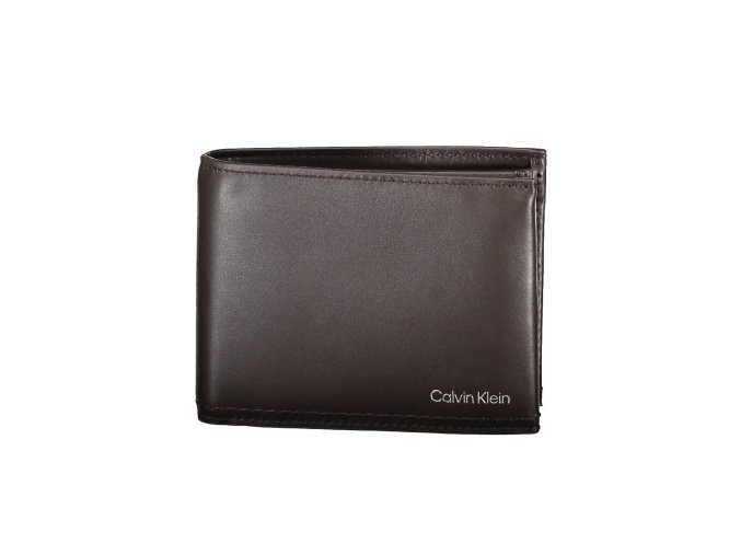 Praktická Pánska Peňaženka CALVIN KLEIN 13X10X3cm Hnedá (Velkost UNI, Farba Hnedá)
