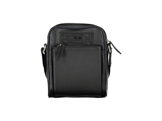 Štýlová Pánska Crossbody Taška LA MARTINA 22X27X4cm Čierna (Velkost UNI, Farba Čierna)