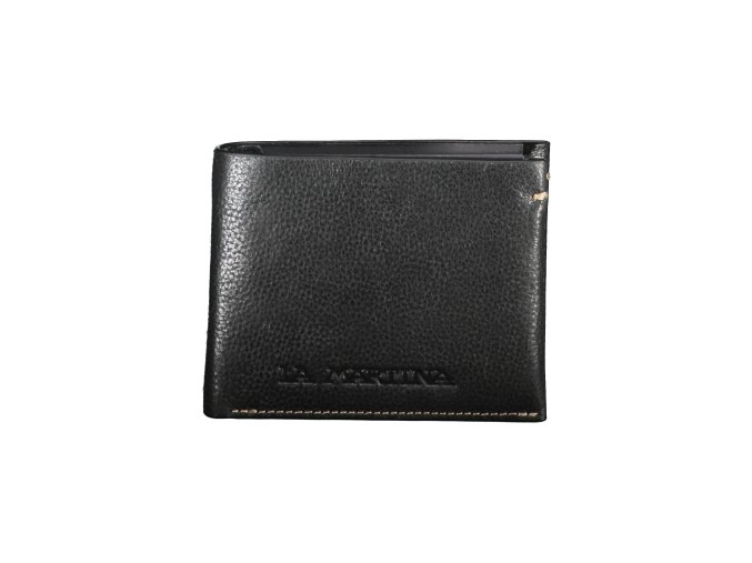 Praktická Pánska Peňaženka LA MARTINA 12X9X3cm Čierna (Velkost UNI, Farba Čierna)