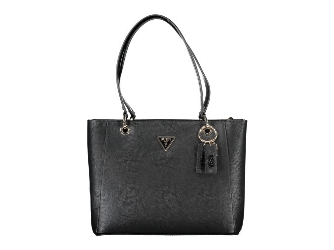 Štýlová Dámska Kabelka GUESS JEANS  35X27X10cm  Čierna (Velkost UNI, Farba Čierna)