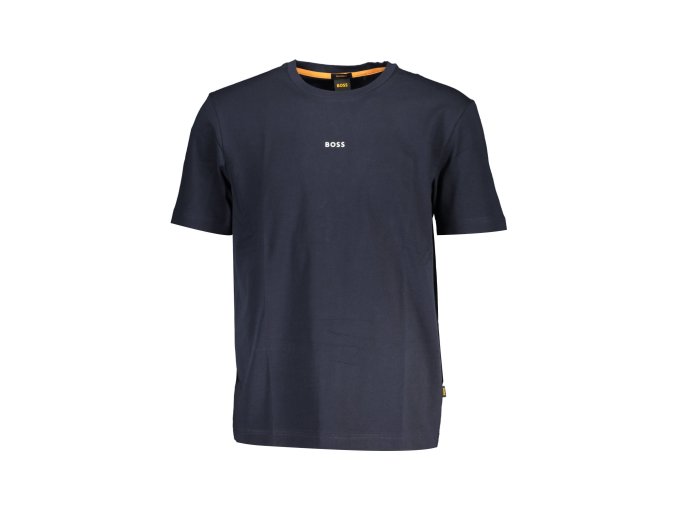 Štýlové Pánske Tričko s krátkym rukávom HUGO BOSS Modrá (Velkost XL, Farba Modrá)