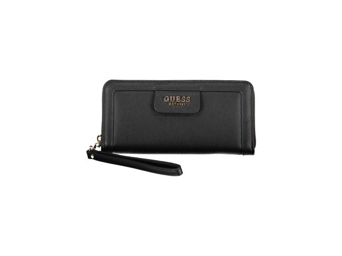 Praktická Dámska Peňaženka GUESS JEANS 20X10X2cm Čierna (Velkost UNI, Farba Čierna)