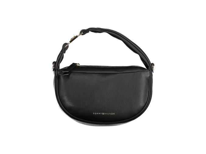 Štýlová Dámska Kabelka TOMMY HILFIGER  23X15X9cm  Čierna (Velkost UNI, Farba Čierna)