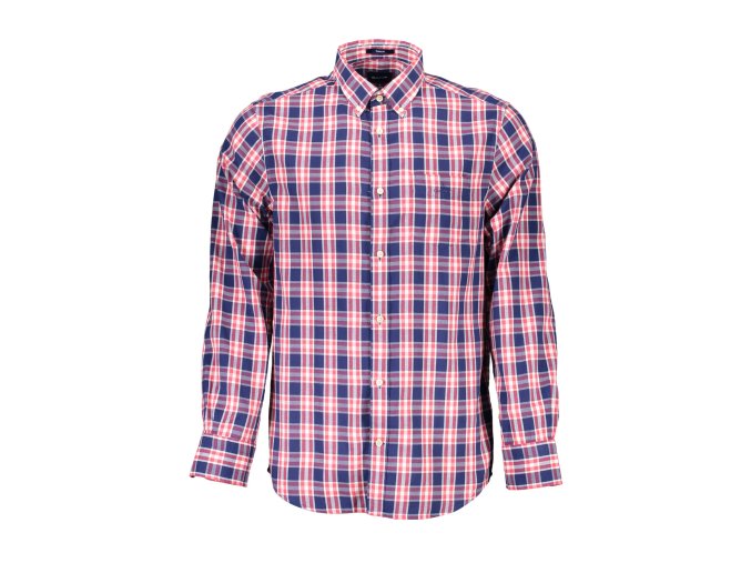 Elegantná Pánska Košeľa GANT Modrá (Velkost S, Farba Modrá)