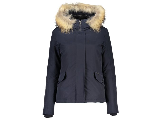 Kvalitná Dámska Zimná Bunda WOOLRICH Modrá (Velkost XL, Farba Modrá)