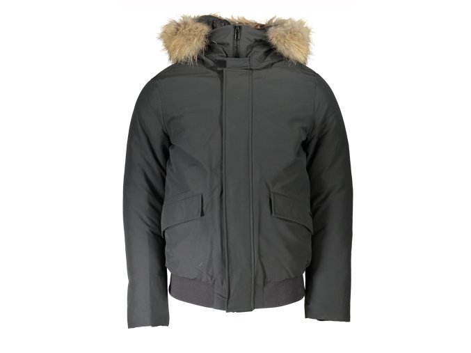 Kvalitná Pánska Zimná Bunda WOOLRICH Šedá (Velkost 2XL, Farba Šedá)