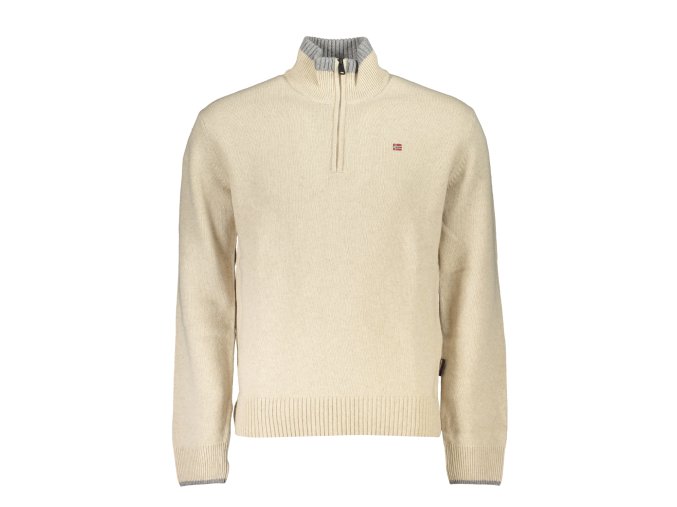 Elegantný Pánsky Sveter NAPAPIJRI Bežová (Velkost 2XL, Farba Bežová)