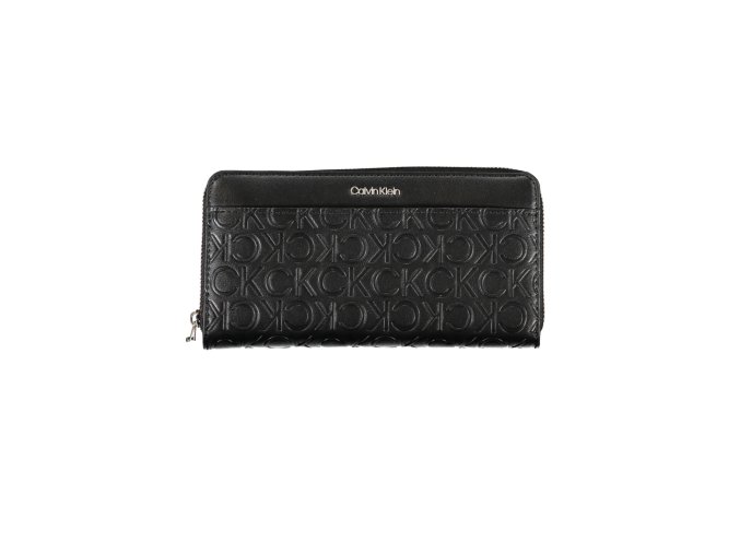 Praktická Dámska Peňaženka CALVIN KLEIN 19.0X10.0X3.0cm Čierna (Velkost UNI, Farba Čierna)