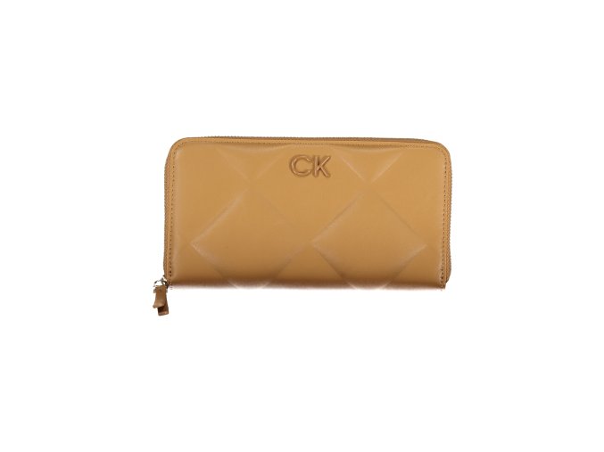 Praktická Dámska Peňaženka CALVIN KLEIN 19.0X10.0X3.0cm Hnedá (Velkost UNI, Farba Hnedá)