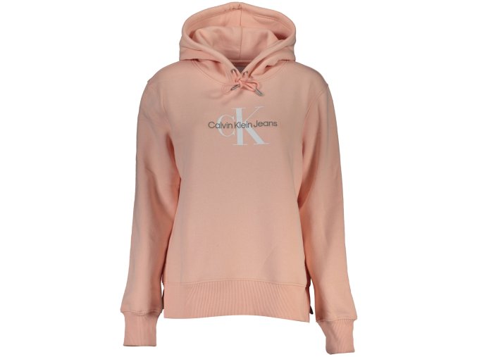 Športová Dámska Mikina bez zipsu   CALVIN KLEIN  Ružová (Velkost L, Farba Ružová)