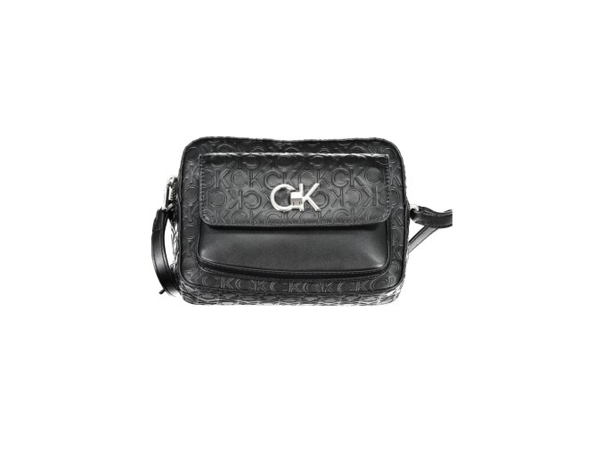 Štýlová Dámska Kabelka CALVIN KLEIN  8.0X16.0X21.0cm  Čierna (Velkost UNI, Farba Čierna)