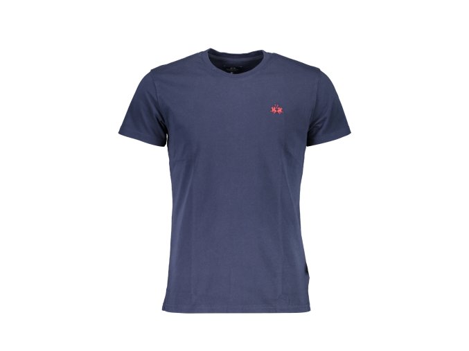Štýlové Pánske Tričko s krátkym rukávom LA MARTINA Modrá (Velkost 2XL, Farba Modrá)
