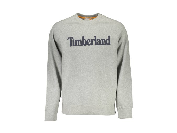 Športová Pánska Mikina bez zipsu TIMBERLAND Šedá (Velkost S, Farba Šedá)