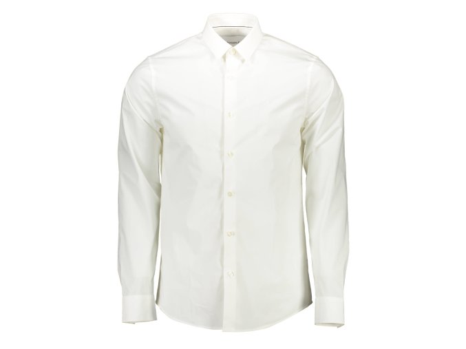Elegantná Pánska Košeľa CALVIN KLEIN Biela (Velkost XL, Farba Biela)