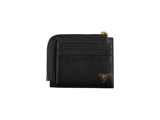 Praktická Pánska Peňaženka GUESS JEANS 12.0X9.0X2.0cm Čierna (Velkost UNI, Farba Čierna)