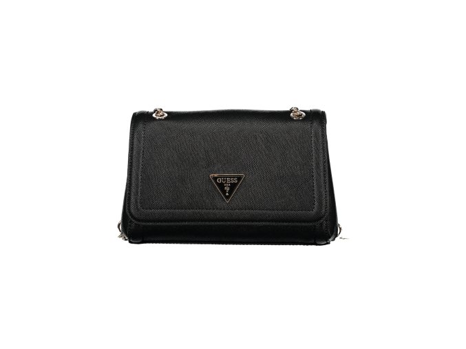 Štýlová Dámska Kabelka GUESS JEANS  24.0X16.0X7.0cm  Čierna (Velkost UNI, Farba Čierna)