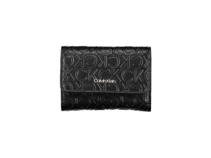 Praktická Dámska Peňaženka CALVIN KLEIN 12.0X8.0X4.0cm Čierna (Velkost UNI, Farba Čierna)