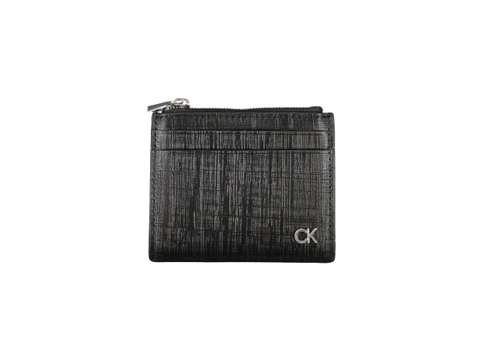 Praktická Pánska Peňaženka CALVIN KLEIN 10.0X9.0X1.0cm Čierna (Velkost UNI, Farba Čierna)