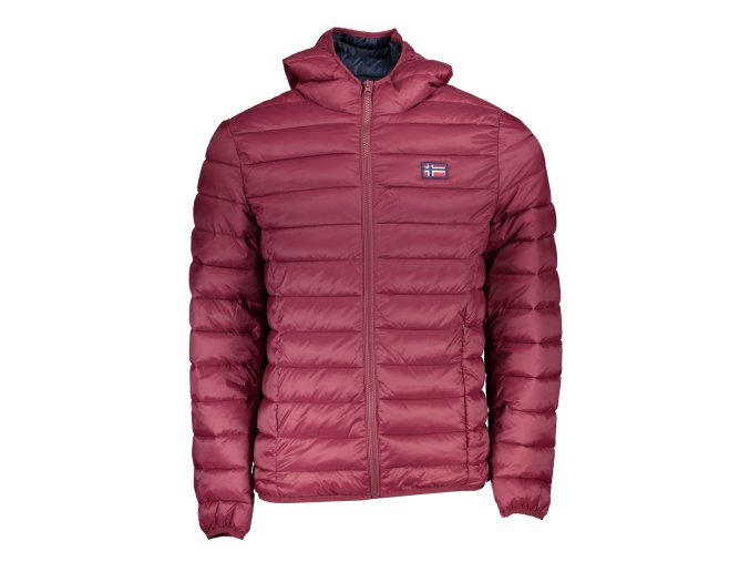 Kvalitná Pánska Zimná Bunda NORWAY 1963 Červená (Velkost 2XL, Farba Červená)