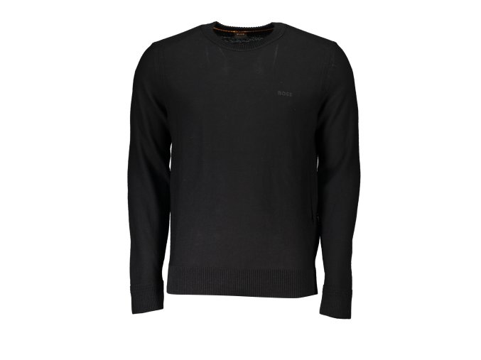 Elegantný Pánsky Pulóver HUGO BOSS Čierna (Velkost M, Farba Čierna)