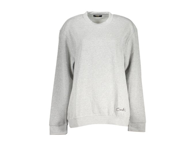 Športová Dámska Mikina bez zipsu   CAVALLI CLASS  Šedá (Velkost 2XL, Farba Šedá)