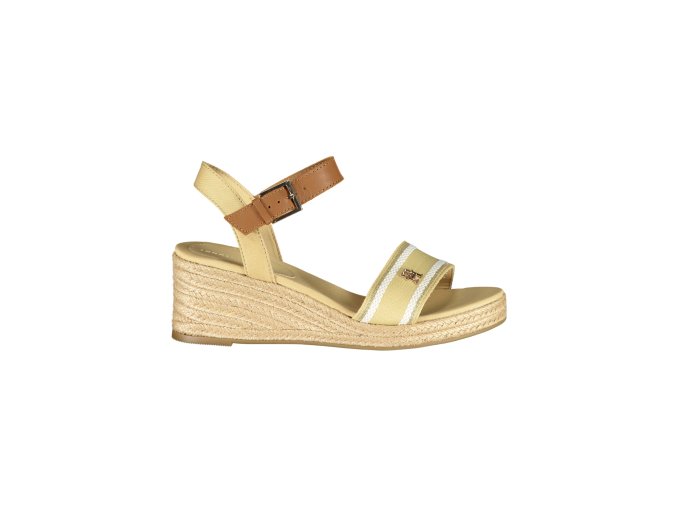Kvalitné Dámske Sandále TOMMY HILFIGER Bežová (Velkost 41, Farba Bežová)
