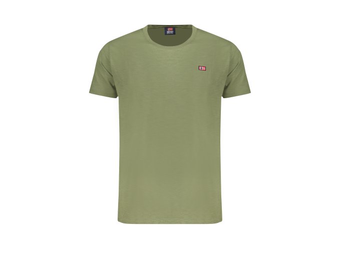 Štýlové Pánske Tričko s krátkym rukávom NORWAY 1963 Zelená (Velkost 2XL, Farba Zelená)
