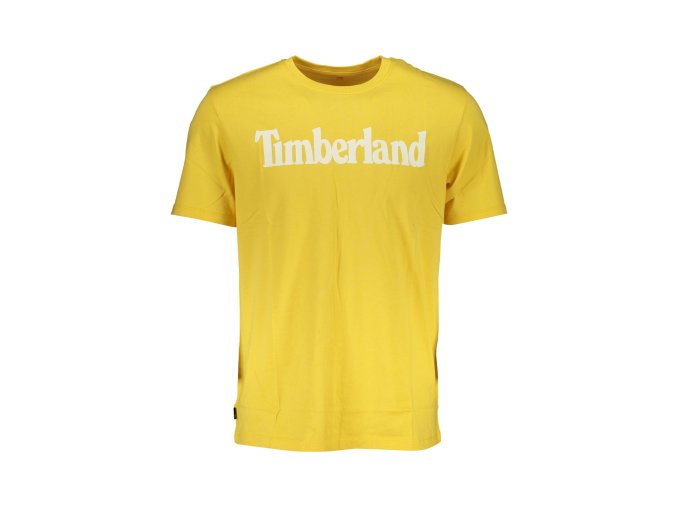 Štýlové Pánske Tričko s krátkym rukávom TIMBERLAND Žltá (Velkost XL, Farba Žltá)
