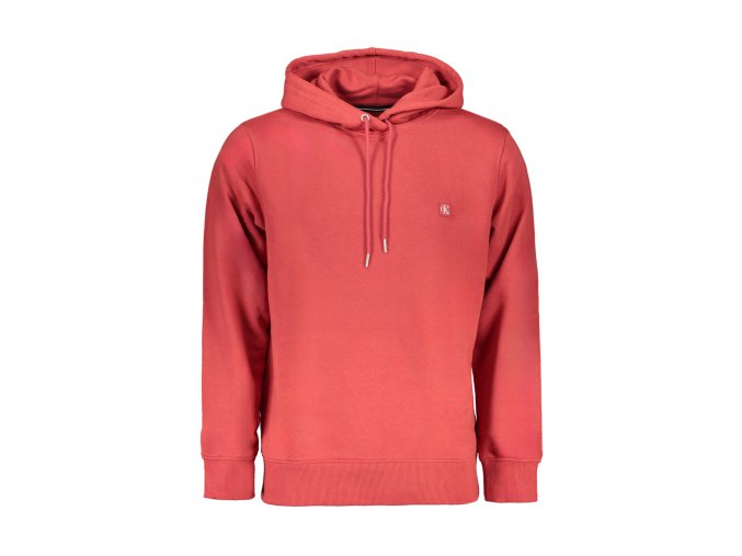 Športová Pánska Mikina bez zipsu CALVIN KLEIN Červená (Velkost 2XL, Farba Červená)