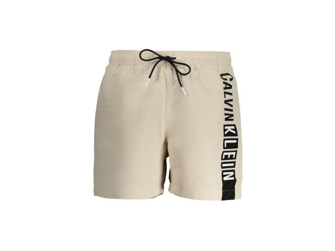 Štýlové Pánske Plavky CALVIN KLEIN Bežová (Velkost S, Farba Bežová)