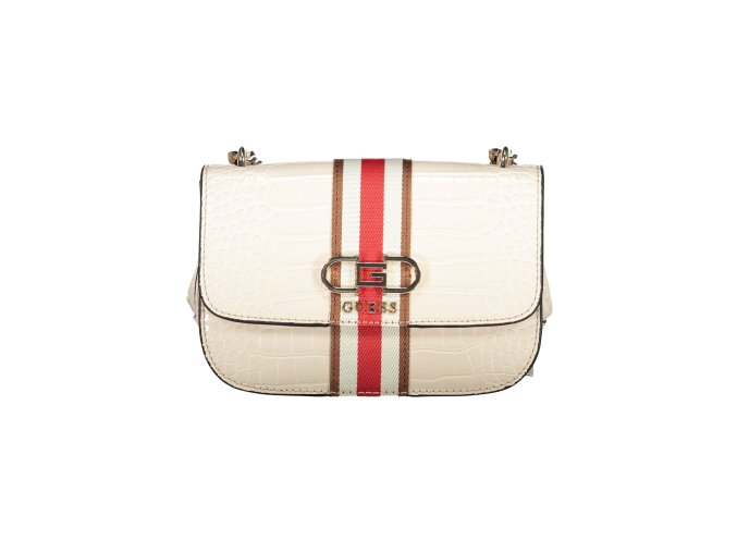 Štýlová Dámska Kabelka GUESS JEANS  22.0X15.0X6.0cm  Bežová (Velkost UNI, Farba Bežová)