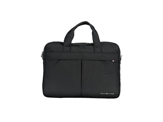 Praktická Pánska Aktovka TOMMY HILFIGER 42.0X30.0X7.0cm
Čierna (Velkost UNI, Farba Čierna)