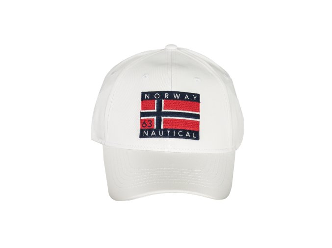 Štýlová Pánska Šiltovka NORWAY 1963 Biela (Velkost UNI, Farba Biela)