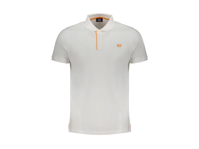 Športová Pánska Polokošeľa NORWAY 1963 Biela (Velkost 2XL, Farba Biela)