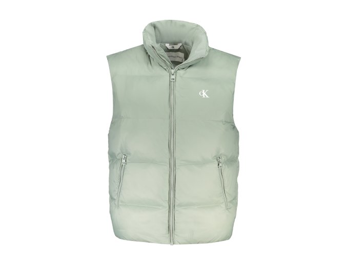 Kvalitná Pánska Zimná Vesta CALVIN KLEIN Zelená (Velkost S, Farba Zelená)