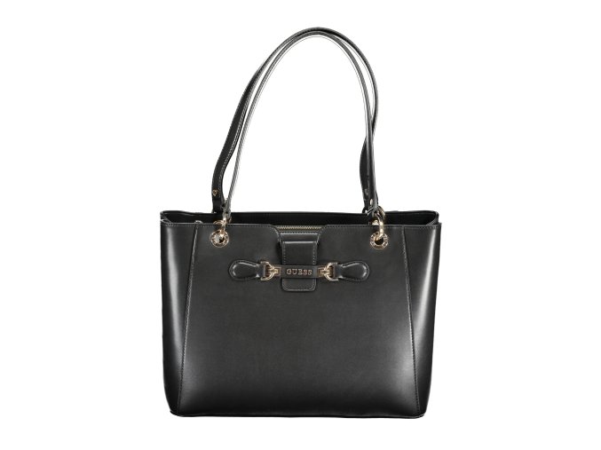 Štýlová Dámska Kabelka GUESS JEANS  33.0X26.0X10.0cm  Čierna (Velkost UNI, Farba Čierna)