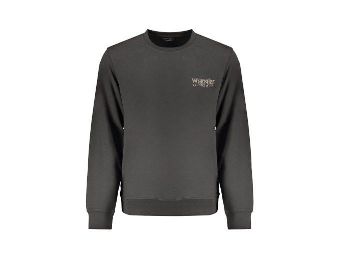 Športová Pánska Mikina bez zipsu WRANGLER Čierna (Velkost 2XL, Farba Čierna)