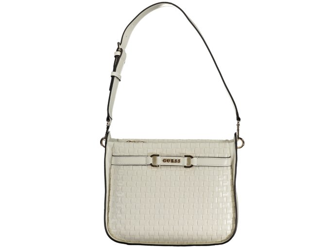 Štýlová Dámska Kabelka GUESS JEANS  27.0X22.0X7.0cm  Biela (Velkost UNI, Farba Biela)