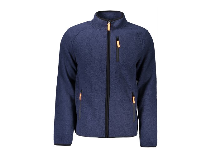 Športová Pánska Mikina so zipsom NORWAY 1963 Modrá (Velkost 2XL, Farba Modrá)