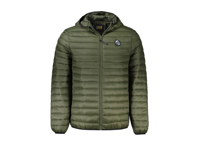 Kvalitná Pánska Zimná Bunda CAVALLI CLASS Zelená (Velkost 2XL, Farba Zelená)
