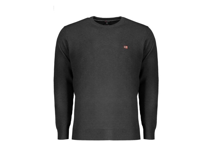 Elegantný Pánsky Pulóver NORWAY 1963 Čierna (Velkost 3XL, Farba Čierna)