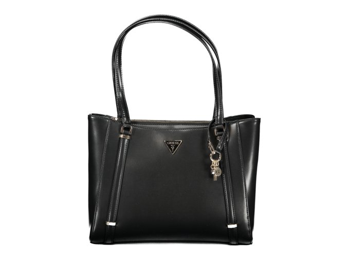 Štýlová Dámska Kabelka GUESS JEANS  34.0X26.0X9.0cm  Čierna (Velkost UNI, Farba Čierna)