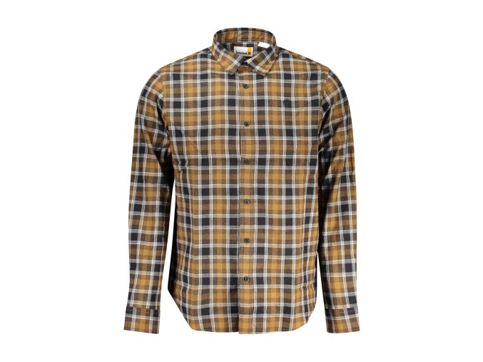 Elegantná Pánska Košeľa TIMBERLAND Hnedá (Velkost 3XL, Farba Hnedá)