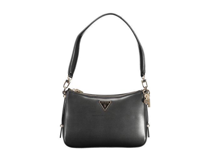 Štýlová Dámska Kabelka GUESS JEANS  25.0X16.0X6.0cm  Čierna (Velkost UNI, Farba Čierna)