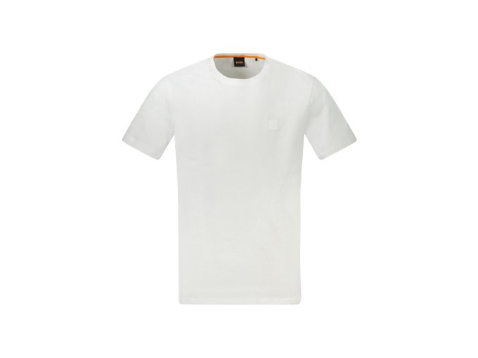 Štýlové Pánske Tričko s krátkym rukávom BOSS Biela (Velkost 2XL, Farba Biela)