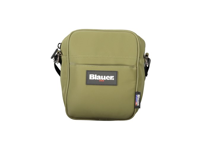 Štýlová Pánska Crossbody Taška BLAUER 17.0X22.0X6.0cm Zelená (Velkost UNI, Farba Zelená)