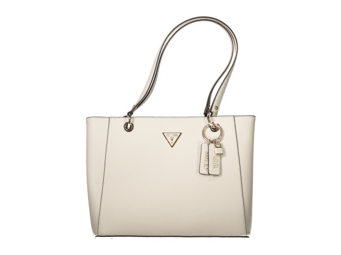 Štýlová Dámska Kabelka GUESS JEANS  33.0X27.0X9.0cm  Bežová (Velkost UNI, Farba Bežová)