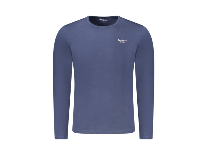 Štýlové Pánske Tričko s dlhým rukávom PEPE JEANS Modrá (Velkost XL, Farba Modrá)