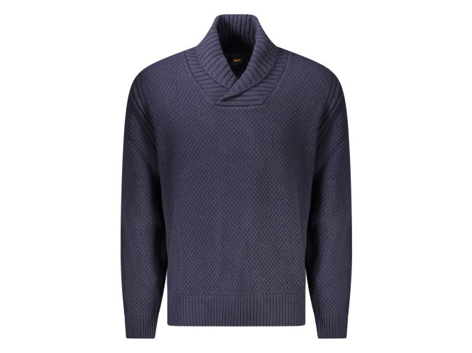 Elegantný Pánsky Sveter HUGO BOSS Modrá (Velkost M, Farba Modrá)