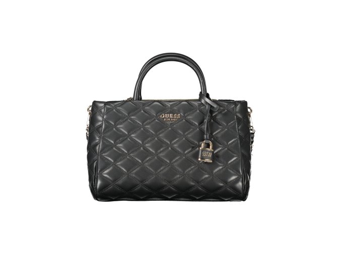 Štýlová Dámska Kabelka GUESS JEANS  31.0X22.0X12.0cm  Čierna (Velkost UNI, Farba Čierna)